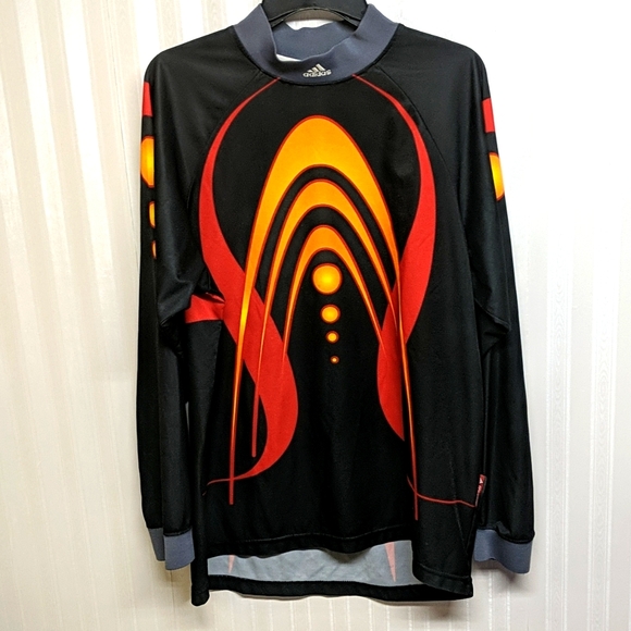 Adidas Vintage 90s Predator Soccer Jersey Goalie M - Picture 1 of 8